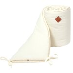 Tour de lit universel en gaze de coton jeanne �cru