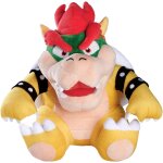 Super toys mario bowser peluche 27 cm jaune