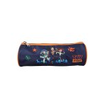 Toy story - trousse scolaire ronde - bleu - orange - gar�on - 1 compartiment bleu