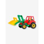 Tracteur actif avec pelle frontale lena enfants multicolore