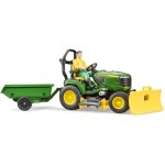 Tracteur tondeuse john deere bworld vert et jaune