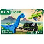 Train des dinosaures � piles vert