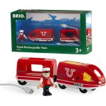 Train de voyageur rechargeable rouge