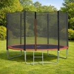 Trampoline � 3, 05 m avec filet de s�curit� et �chelle noir