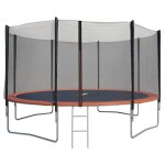 Trampoline � 3, 66 m avec filet de s�curit� et �chelle noir