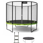 Trampoline � 300cm + filet de s�curit� + �chelle + b�che - punchi 300 vert vert
