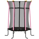 Trampoline enfant dia. 1, 63 x 1, 9h m filet de sécurité porte zippée 6 poteaux rembourrés inclus rose ... Trampoline enfant dia. 1, 63 x 1, 9h m filet de sécurité porte zippée 6 poteaux rembourrés inclus rose ...
