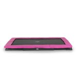 Trampoline enterr� rectangulaire 244x366cm rose