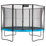 Trampoline de jardin 365 cm + filet de sécurité punchi bleu 360 bleu Trampoline de jardin 365 cm + filet de sécurité punchi bleu 360 bleu
