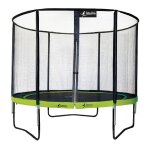 Trampoline de jardin rond 305 cm + filet de sécurité punchi vert 300 vert Trampoline de jardin rond 305 cm + filet de sécurité punchi vert 300 vert