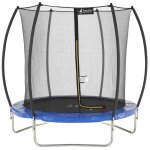 Trampoline rond � 250cm avec filet de s�curit� int�rieur - fpr 250 bleu