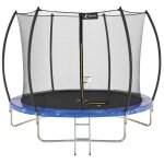 Trampoline rond � 300cm avec filet de s�curit� et �chelle - fpr 300 bleu
