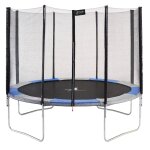 Trampoline rond Ø360cm avec filet de sécurité - ralli 360 bleu Trampoline rond Ø360cm avec filet de sécurité - ralli 360 bleu
