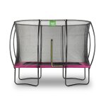Trampoline silhouette 214x305cm rose