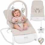 Transat balancelle �lectrique vinci l�ger avec 3 modes de balancement et 4 m�lodies beige sand