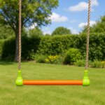 Trap�ze m�tal pour portique balan�oire de 2, 00 � 2, 50 m pour enfants orange