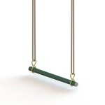 Trap�ze m�tal pour portique balan�oire 3 m pour enfants vert