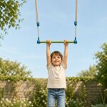 Trap�ze pour portique balan�oire 1. 90 / 2, 50 m. pour enfants vert