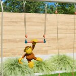 Trap�ze pour portique balan�oire 2, 00 / 2, 50 m. pour enfants bleu / corail