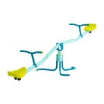 Tr�buchet � bascule rotatif spiro m�tal 360� bleu - vert