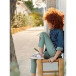 Tregging brod morphologik fin fille vert sauge