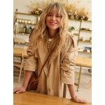 Trench grossesse évolutif avec protège - bébé envie de fraise beige Trench grossesse évolutif avec protège - bébé envie de fraise beige