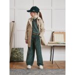 Trench iconique beige fonce uni