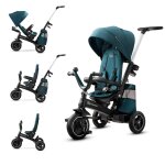 Tricycle �volutif kinderkraft easytwist 5 en 1 avec si�ge rotatif 360�, roues pu increvables et capote ...
