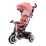 Tricycle evolutif poussette avec pare soleil rose