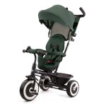 Tricycle evolutif poussette avec pare soleil vert