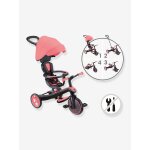 Tricycle explorer 4 en 1 �volutif draisienne rose