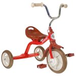 Tricycle en métal rouge Tricycle en métal rouge