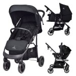 Trio poussette, nacelle, et si�ge auto oslo noir