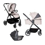 Trio poussette, nacelle, et si�ge auto rodas beige