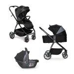 Trio poussette, nacelle, et si�ge auto rodas noir