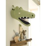 Trophe mural crocodile vert d'eau