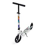Trottinette 2 roues enfant minnie blanc / noir