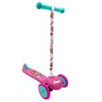 Trottinette 3 roues enfant pat patrouille rose / turquoise