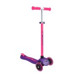 Trottinette 3 roues primo plus lights neon violet