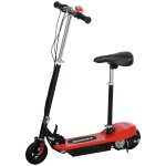 Trottinette lectrique pliable enfant 120w 15km / h max. guidon selle rglable suspension av sonnette ...