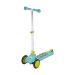Trottinette enfant 3 roues scootie bug splodge mtal bleu - jaune