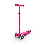 Trottinette enfant maxi micro deluxe led rose