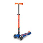 Trottinette enfant maxi micro deluxe pliable n�on led orange