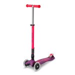 Trottinette enfant maxi micro deluxe pliable n�on led rose