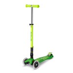 Trottinette enfant maxi micro deluxe pliable n�on led vert