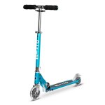 Trottinette enfant micro sprite pearl led bleu clair oc�an