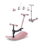 Trottinette �volutive mini micro rock go poudr� led rose