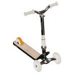 Trottinette glider, pour les enfants de 3 � 8 ans. noir