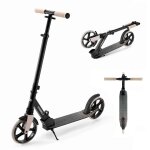 Trottinette pliable kinderkraft freely avec guidon r�glable, roues pu 20 cm, roulements abec - 7 et suspension ...