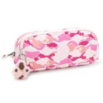 Trousse � crayons fille nylon kipling 3 zips 32 emplacements rose